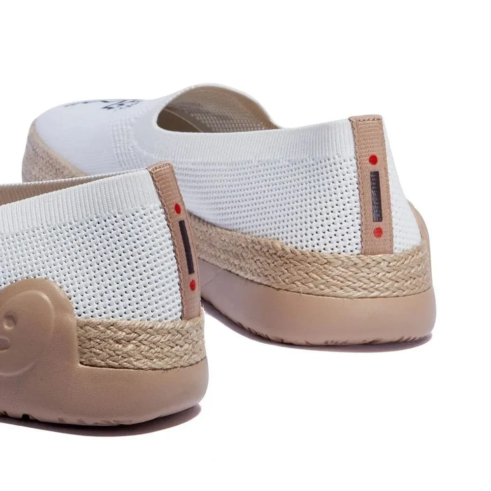 UIN Women's Espadrilles Knitted Casual Shoes Marbella II (True Love 3)